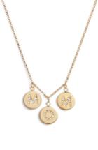 Women's Kate Spade New York Mom Knows Best Pave Charm Necklace