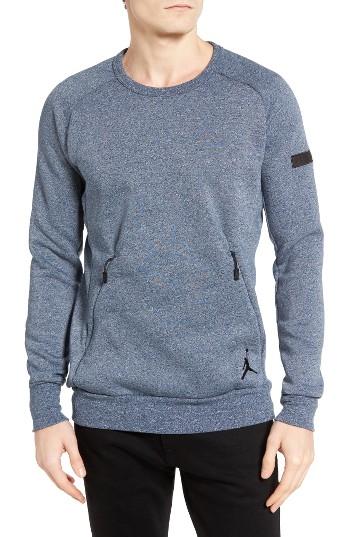 Men's Nike Jordan Icon Sweatshirt - Blue
