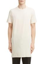 Men's Rick Owens Elongated T-shirt - Grey