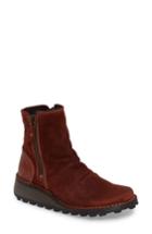 Women's Fly London Mong Boot .5-6us / 36eu - Red