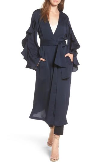 Women's Keepsake The Label Teardrop Long Coat - Blue