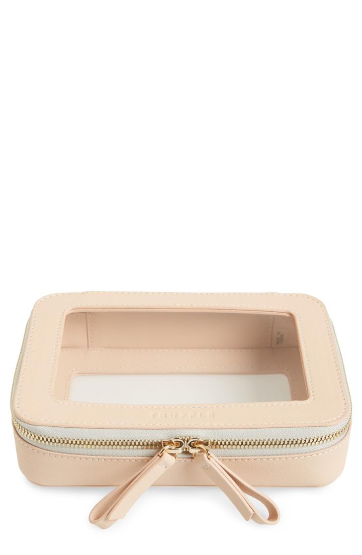 Truffle Clarity Jetset Cosmetics Case, Size - Dusty Blush