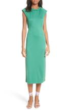 Women's Tibi Corset Back Cutout Dress, Size - Green