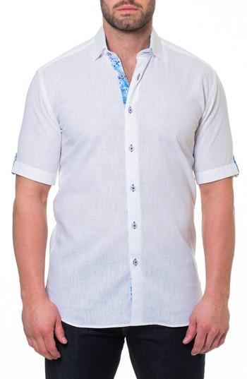 Men's Maceoo Fresh Powder Slim Fit Sport Shirt (m) - White