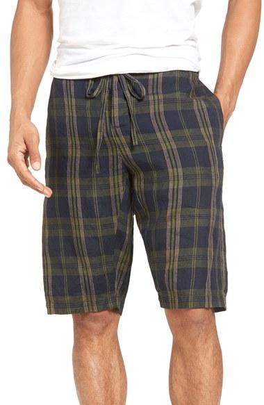 Men's Vince Drop Rise Drawstring Linen Shorts