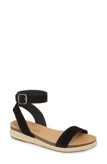 Women's Lucky Brand Garson Espadrille Sandal M - Black