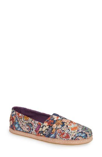 Women's Toms Alpargata Espadrille Slip-on .5 B - Blue