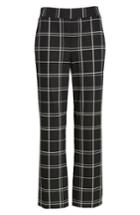 Women's Leith Pintuck Ponte Pant - Black