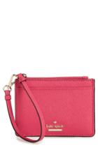Women's Kate Spade New York Cameron Street - Mellody Leather Card Case - Pink