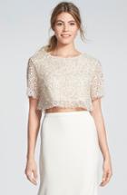 Women's Sarah Seven 'delancy' Sequin Crop Top