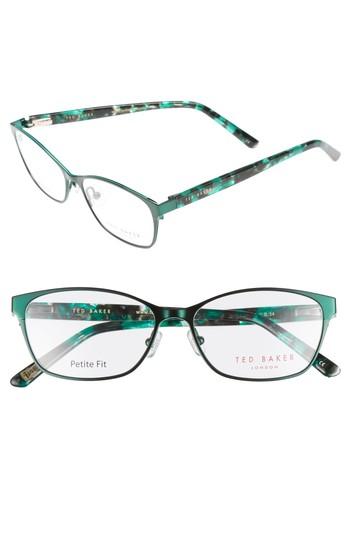 Women's Ted Baker London 49mm Optical Glasses - Green