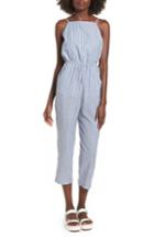 Women's Mimi Chica Crop Jumpsuit - Blue