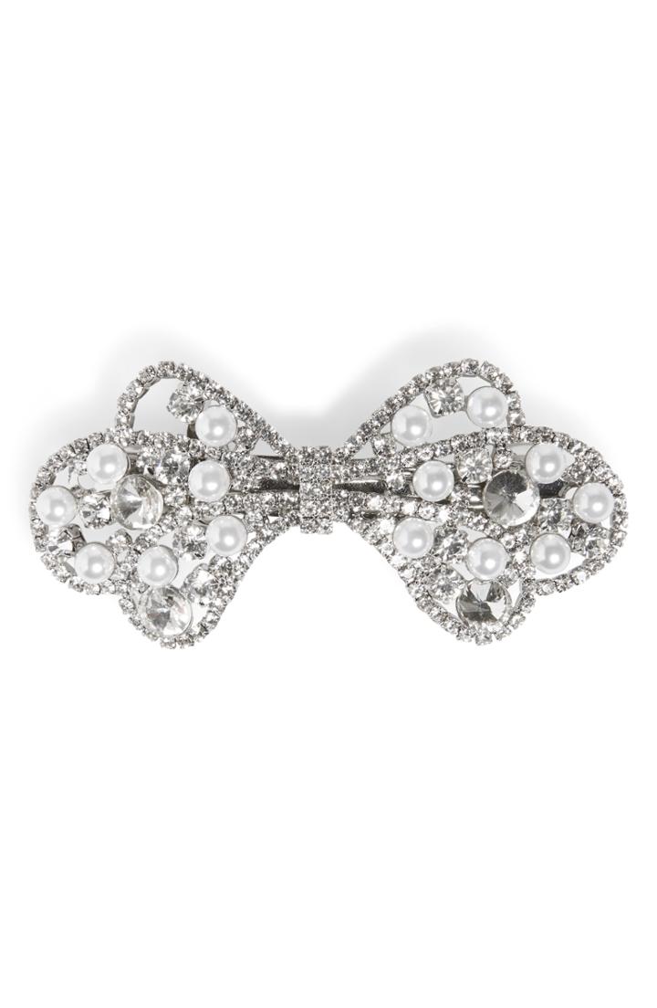 Tasha Crystal Bow Barrette