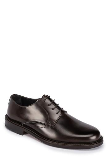Men's Bugatchi Palermo Plain Toe Derby M - Brown