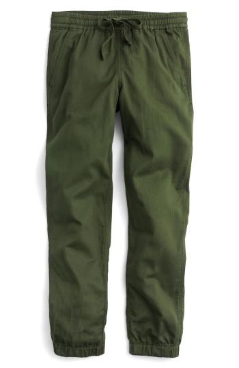 Women's J.crew Galicia Pull-on Cargo Pants - Green