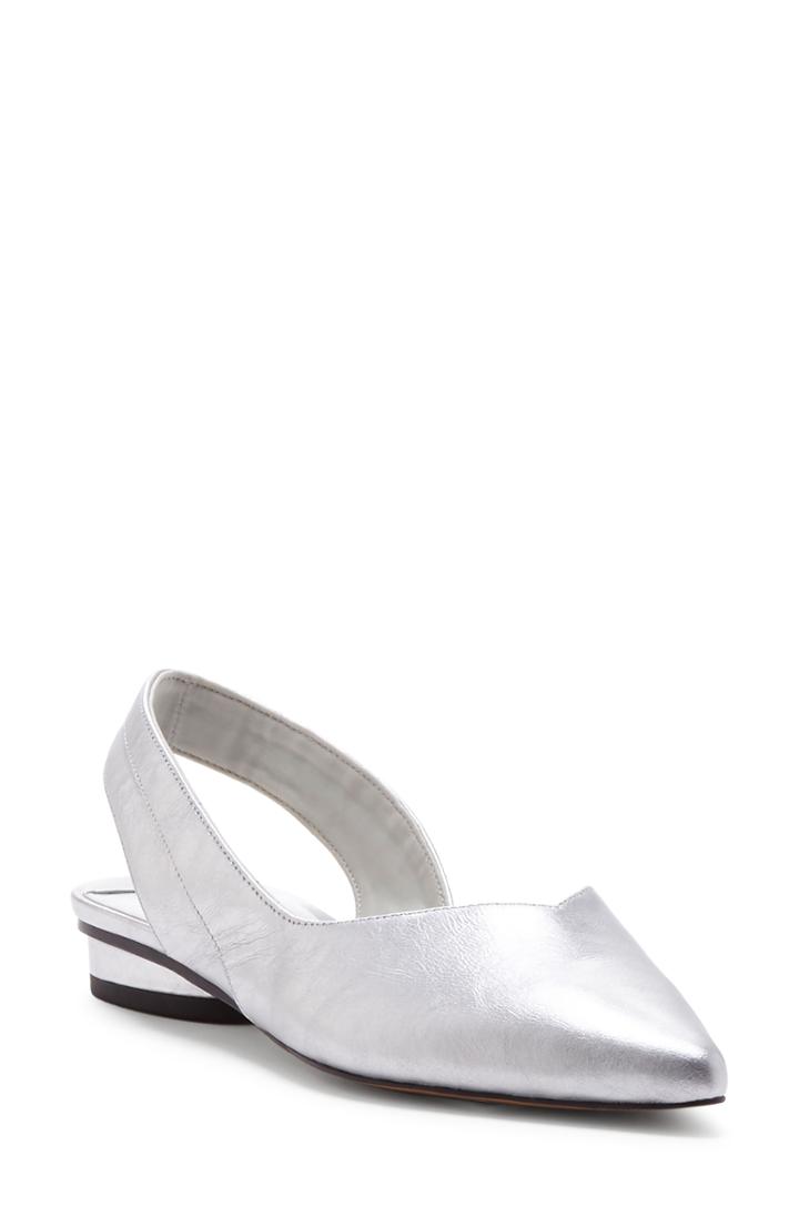 Women's 1.state Celes Slingback Flat M - Metallic