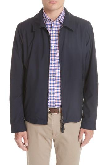 Men's Canali Regular Fit Jacket Us / 48 Eu R - Blue