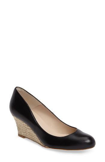 Women's L.k. Bennett 'zella' Wedge .5us / 38eu - Black