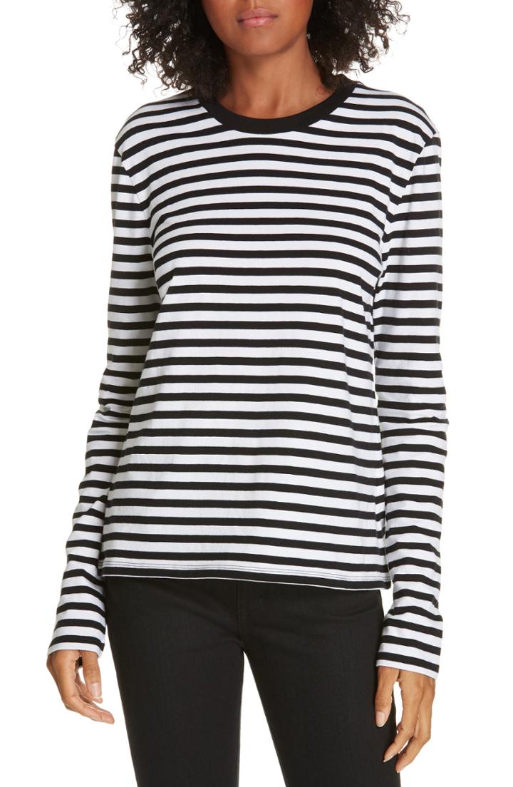 Women's La Ligne Infinite Lines Tee - White