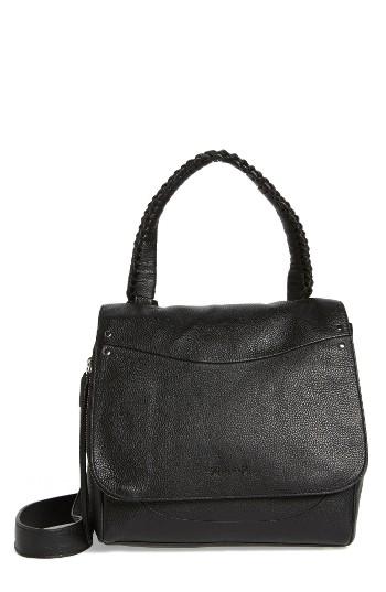 Elizabeth And James Trapeze Leather Satchel -