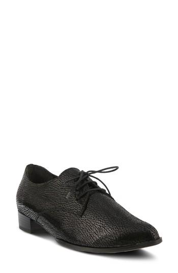 Women's Spring Step Conchetta Lace-up Derby Us / 35eu - Black