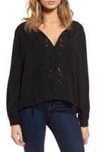 Women's Astr The Label Madina Blouse - Black