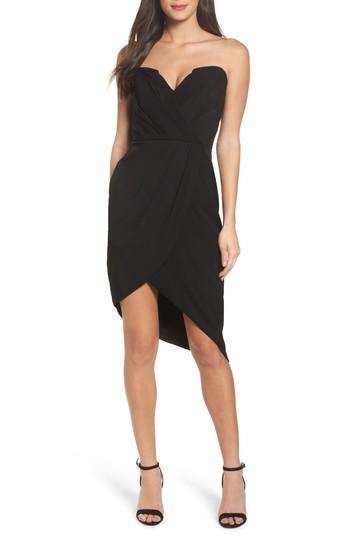 Women's Adelyn Rae Loren Strapless Asymmetric Dress