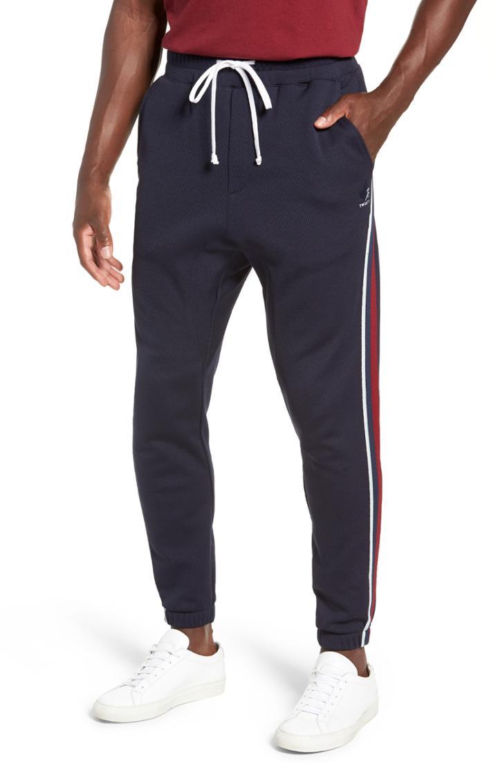Men's Twenty Slim Fit Track Pants, Size - Blue