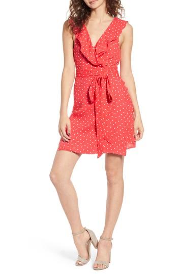 Women's Afrm Jess Wrap Dress - Red