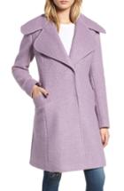 Women's Kensie Oversize Collar Coat - Purple
