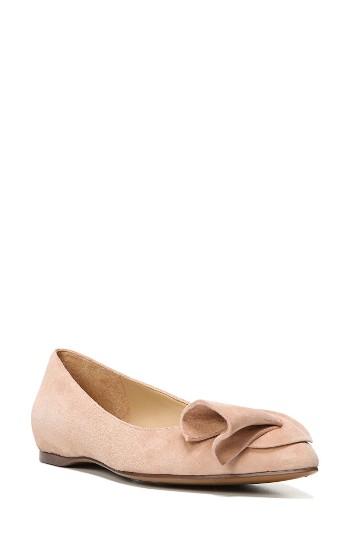 Women's Naturalizer Sarah Pointy Toe Flat N - Beige