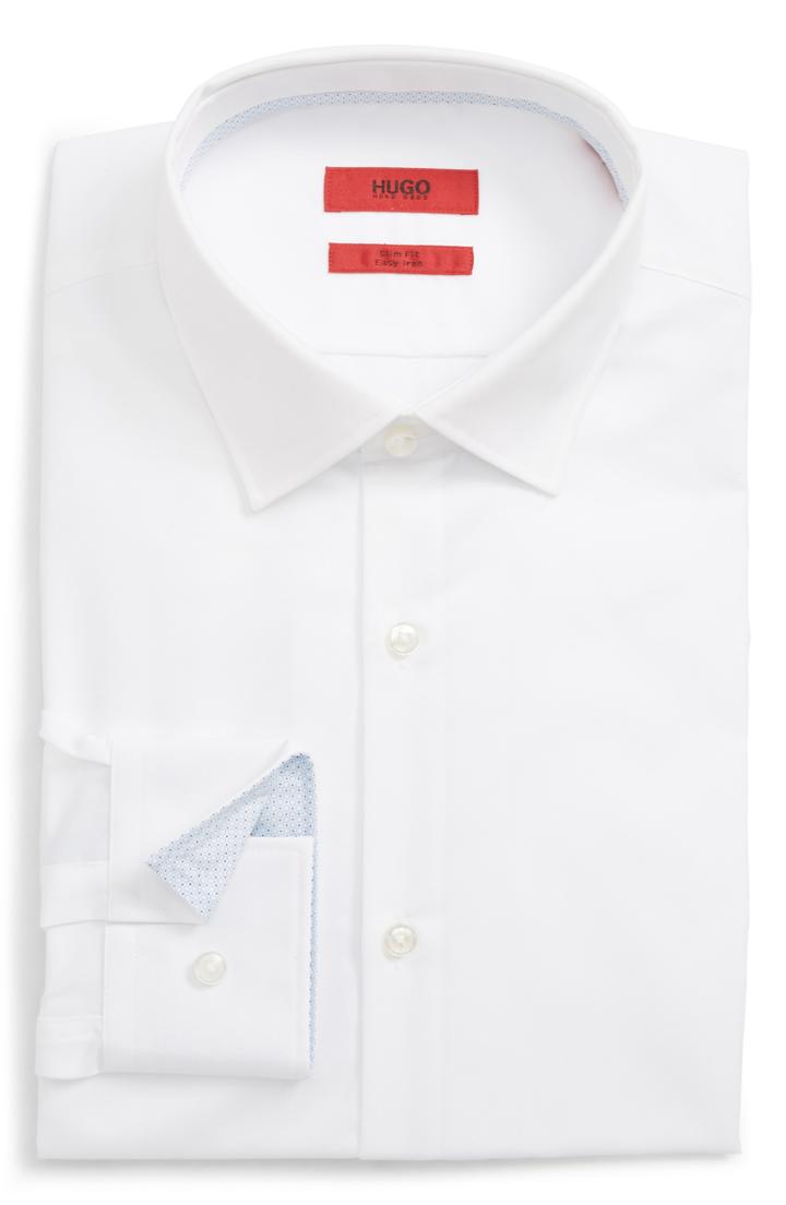 Men's Hugo Koey Slim Fit Solid Dress Shirt