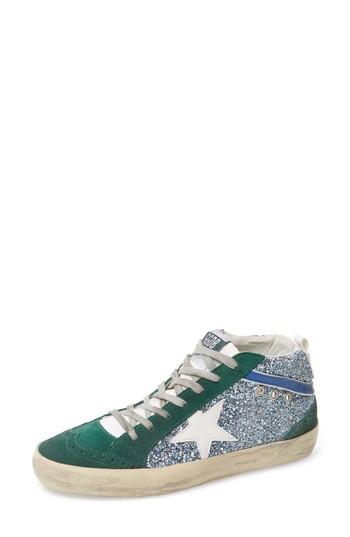 Women's Golden Goose Star Mid Top Sneaker Us / 35eu - Green