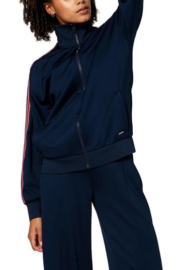 Women's Sweaty Betty Classic Retro Track Jacket - Blue