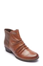 Women's Rockport Cobb Hill Gratasha Panel Bootie .5 W - Brown