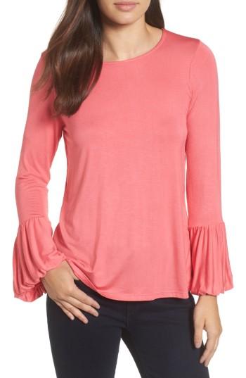 Women's Bobeau Bell Sleeve Top - Blue