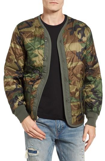 Men's Alpha Industries M-65 Defender Liner Jacket, Size - Green