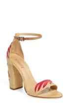 Women's Schutz Carolaine Woven Sandal .5 M - Beige