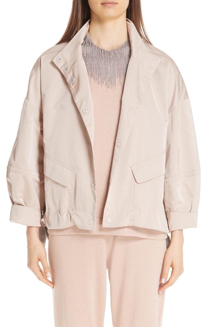 Women's Fabiana Filippi Duchess Satin Jacket - Pink