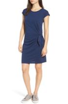 Women's Velvet By Graham & Spencer Cotton Slub Tie Waist Dress - Blue
