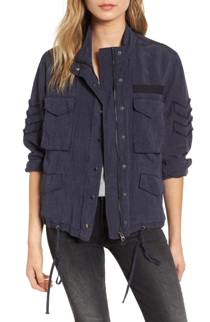 Women's Karen Kane Velvet Burnout Contrast Jacket