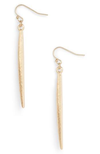 Women's Treasure & Bond Hammered Linear Earrings