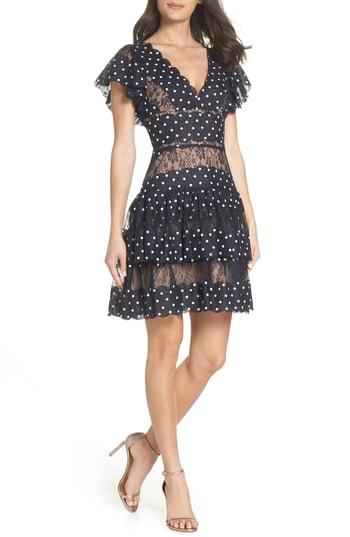Women's Bronx And Banco Battista Polka Dot Fit & Flare Dress Us / 6 Au - Blue