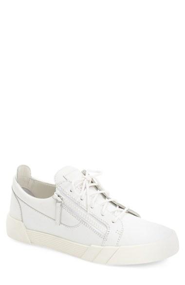 Men's Giuseppe Zanotti Low Top Sneaker Eu - White