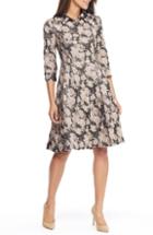 Women's Gal Meets Glam Collection Lucy Golden Carnation Button Front Dress - Brown