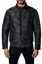 Men's Jared Lang Chicago Camo Down Puffer Jacket, Size - Black