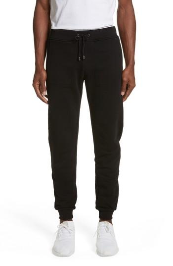 Men's Versace Collection Medusa Embroidered Jogger Pants - Black
