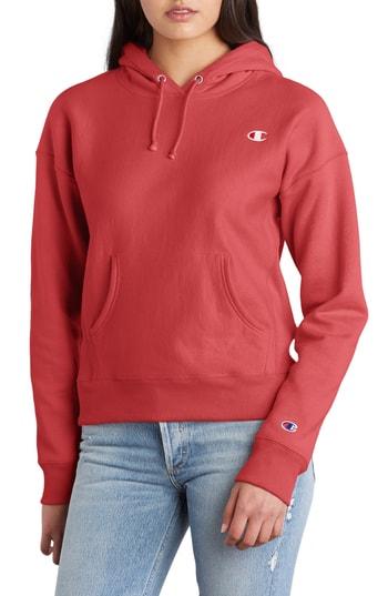 Women's Champion Reverse Weave Hoodie - Red