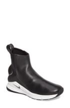 Women's Nike Rivah High Premium Waterproof Sneaker Boot .5 M - Black
