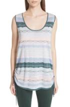 Women's St. John Collection Modern Heritage Chain Knit Shell, Size - Grey